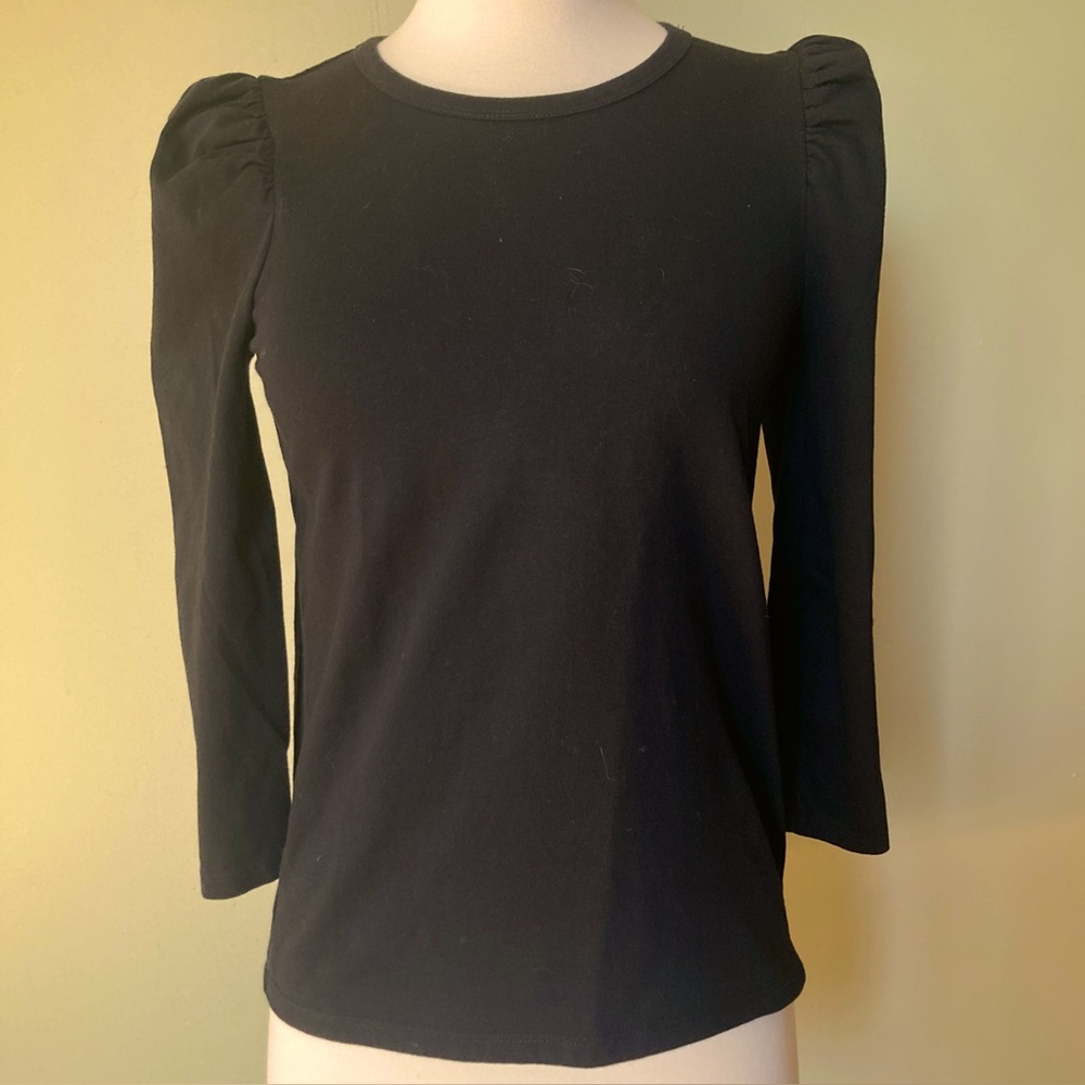 WILFRED Aritzia Miranda Long Sleeve Cotton Top